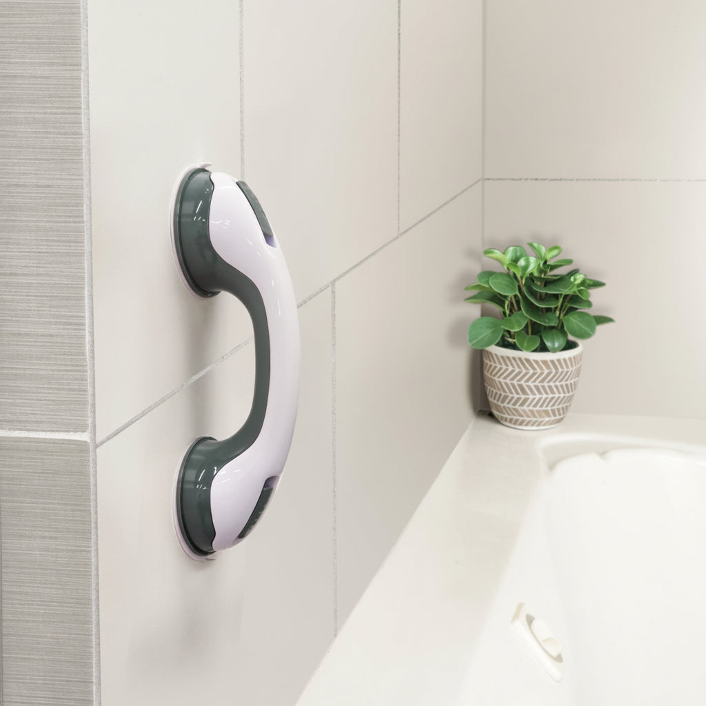 Secure Suction Cup Bath Handle for Seniors