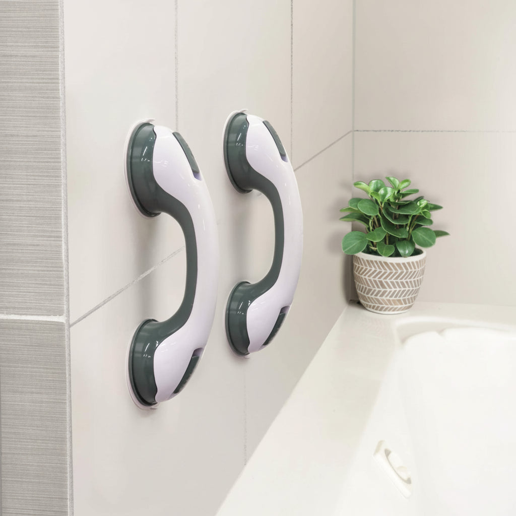 Secure Suction Cup Bath Handle for Seniors