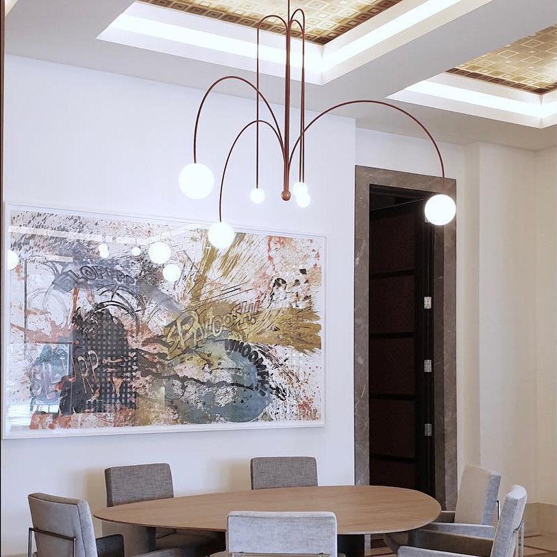 Elegant Drop Pendant Light For Dining Hallway
