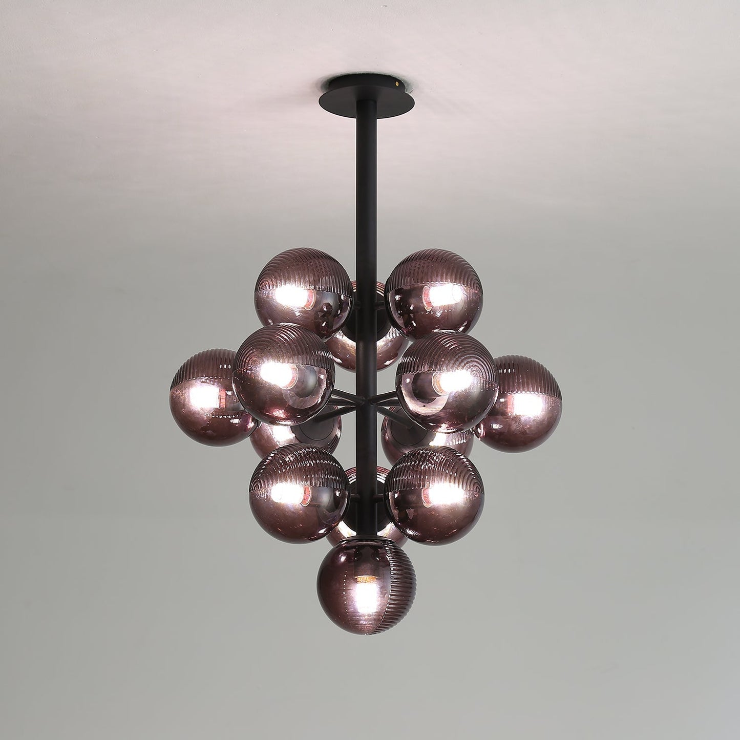 Purple Glass Drop Pendant Lighting - Lusomart