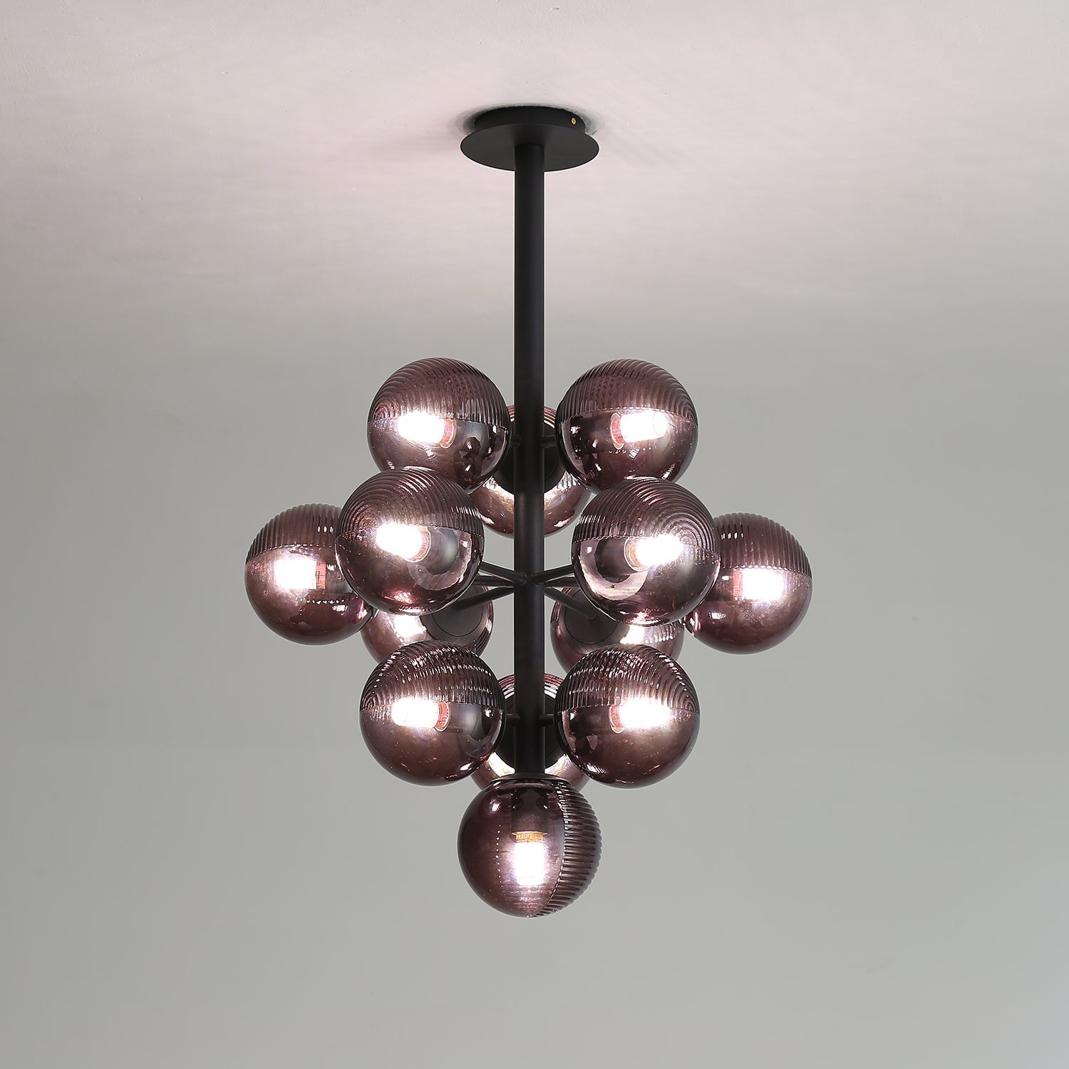 Purple Glass Drop Pendant Lighting - Lusomart