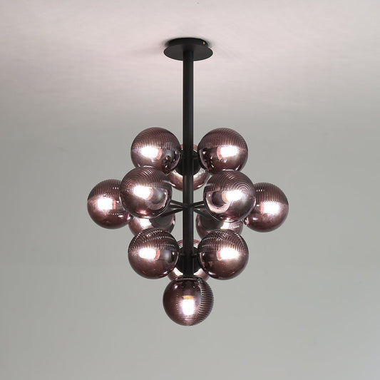 Purple Glass Drop Pendant Lighting - Lusomart