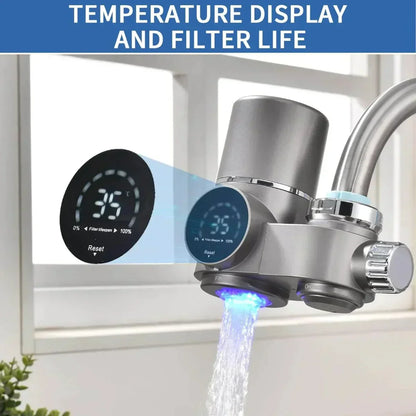 PureFlow LED Water Purifier Faucet Filter With Screen
