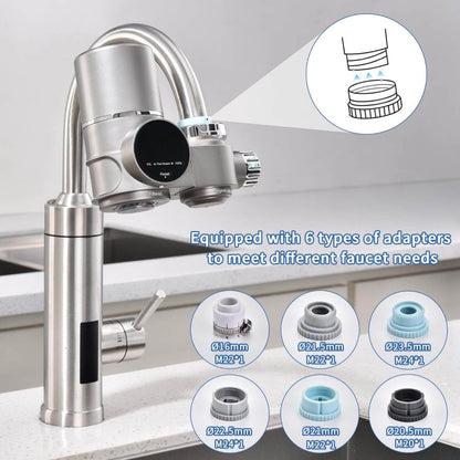 PureFlow LED Water Purifier Faucet Filter With Screen