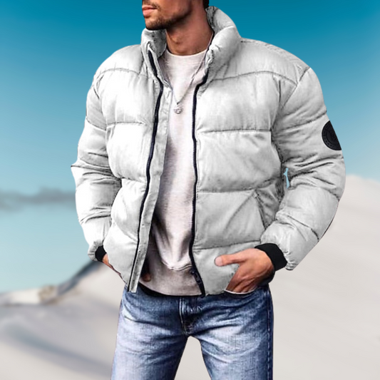 Warm Waterproof Men's Puffer Coat - Lusomart