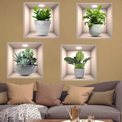 GreenHaven | Elegant Modern PVC Wall Stickers Decor for Home Aesthetic 1