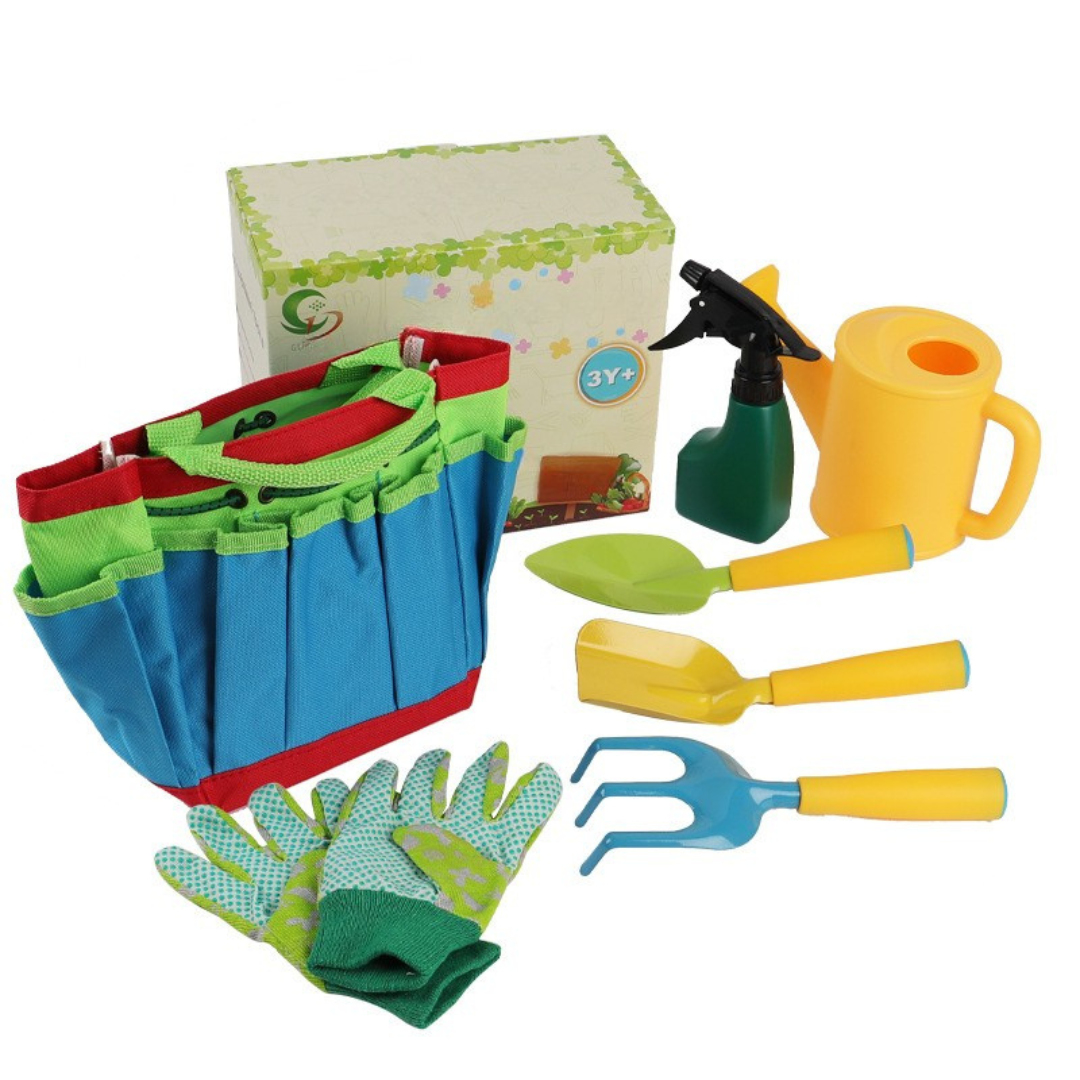 Kid's Gardening Kit - Fun Outdoor Play Tool Set - Lusomart