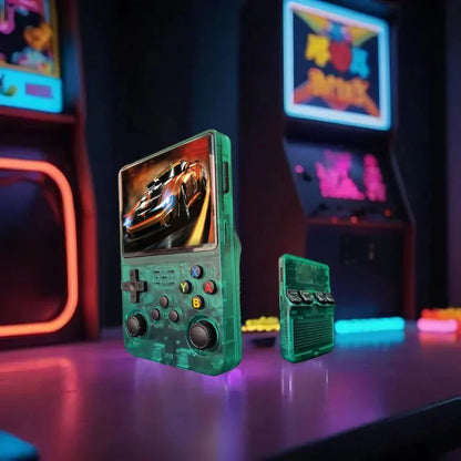 Classic Portable Game Console with HD Display & USB Charge