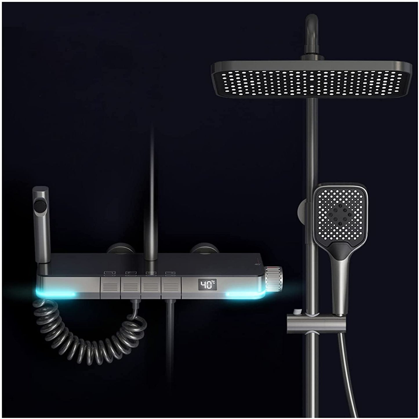Advanced Digital Shower System With Thermostat Control