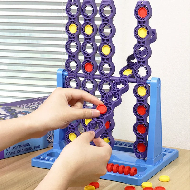 GridTurn – Rotating disc game board with sliding columns and strategic gameplay 2