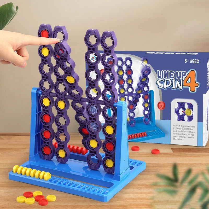 GridTurn – Rotating disc game board with sliding columns and strategic gameplay 3