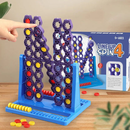GridTurn – Rotating disc game board with sliding columns and strategic gameplay 3