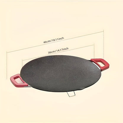 Non Stick Indoor Grill Cast Iron Cooking Pan