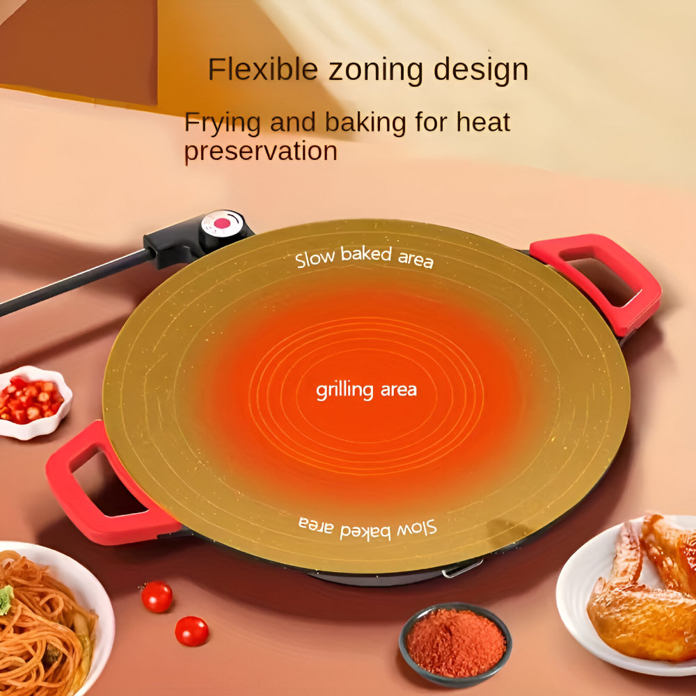 Non Stick Indoor Grill Cast Iron Cooking Pan