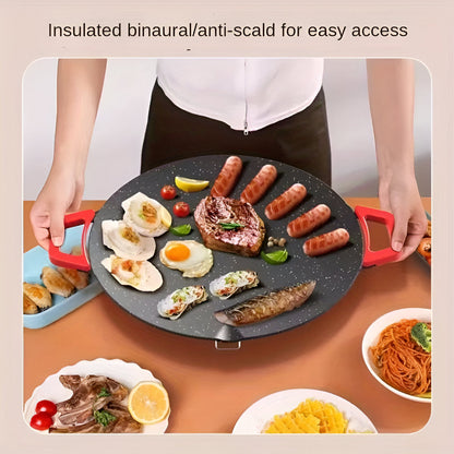 Non Stick Indoor Grill Cast Iron Cooking Pan