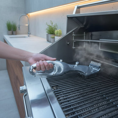 Easy Clean BBQ Grill Brush Stainless Steel Scrubber - Lusomart