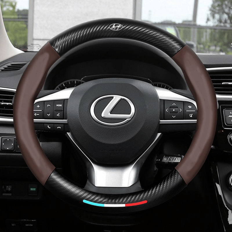 GripGuard | Stylish Breathable Anti-Slip Steering Wheel Cover 105