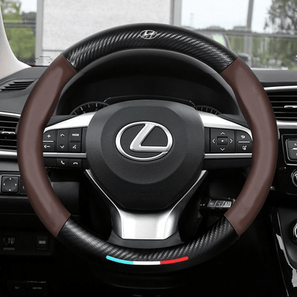 GripGuard | Stylish Breathable Anti-Slip Steering Wheel Cover 105