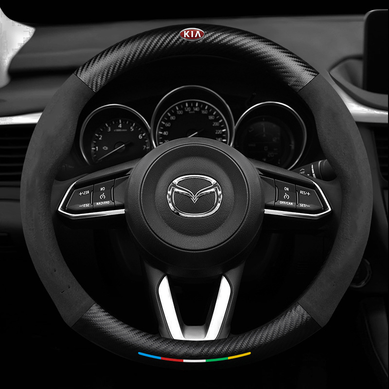 GripGuard | Stylish Breathable Anti-Slip Steering Wheel Cover 13