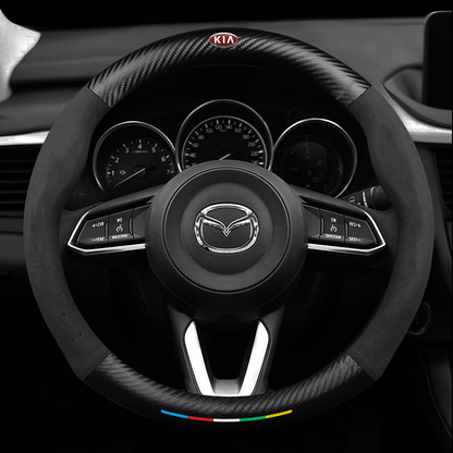 GripGuard | Stylish Breathable Anti-Slip Steering Wheel Cover 13
