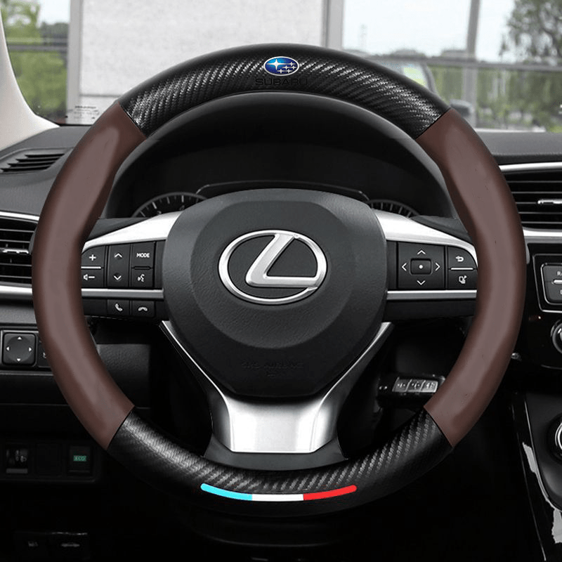 GripGuard | Stylish Breathable Anti-Slip Steering Wheel Cover 18