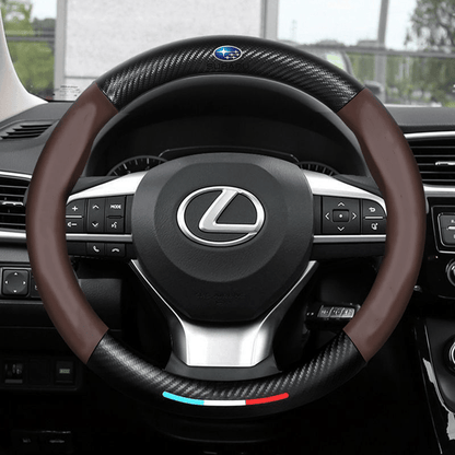 GripGuard | Stylish Breathable Anti-Slip Steering Wheel Cover 18