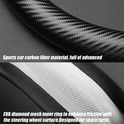 GripGuard | Stylish Breathable Anti-Slip Steering Wheel Cover 2