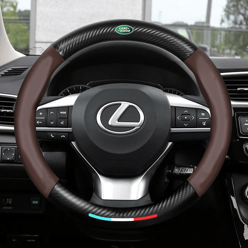 GripGuard | Stylish Breathable Anti-Slip Steering Wheel Cover 22