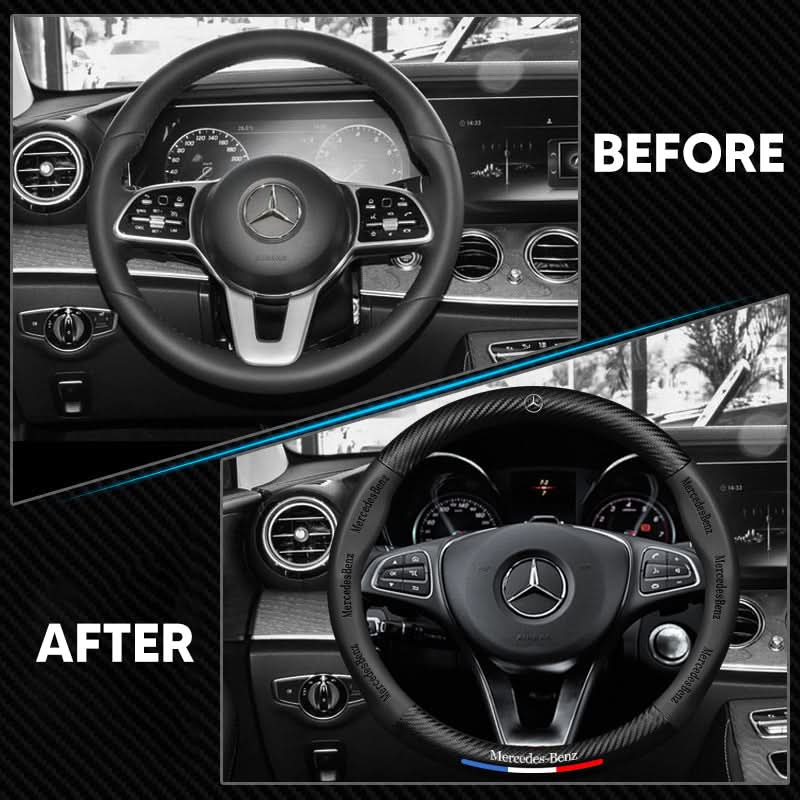 GripGuard | Stylish Breathable Anti-Slip Steering Wheel Cover 4