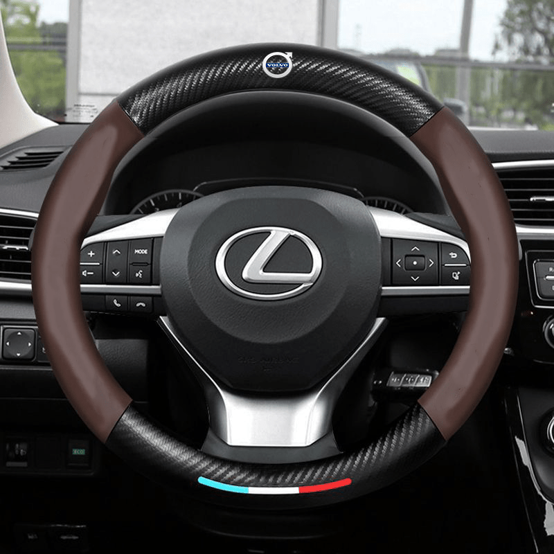 GripGuard | Stylish Breathable Anti-Slip Steering Wheel Cover 41