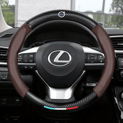 GripGuard | Stylish Breathable Anti-Slip Steering Wheel Cover 41
