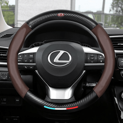 GripGuard | Stylish Breathable Anti-Slip Steering Wheel Cover 45