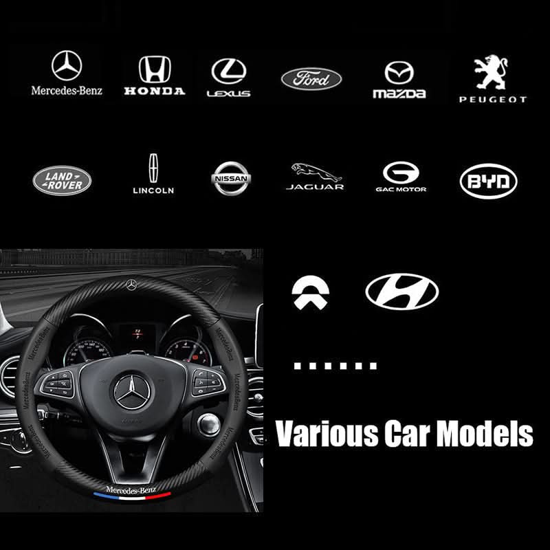 GripGuard | Stylish Breathable Anti-Slip Steering Wheel Cover 7