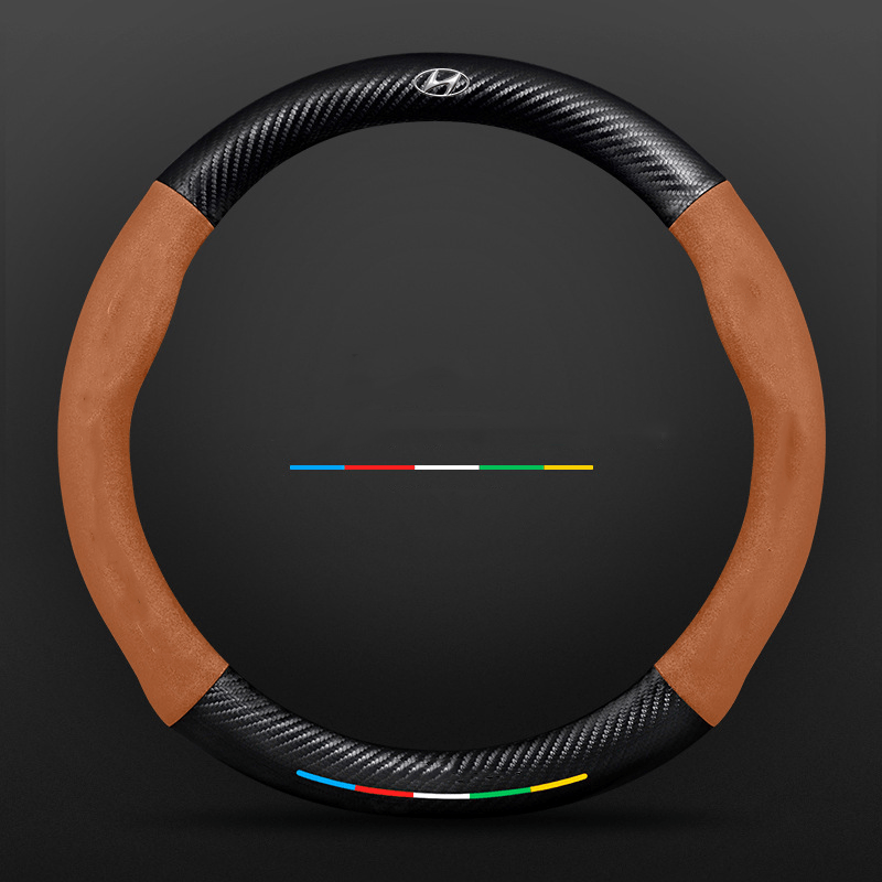 GripGuard | Stylish Breathable Anti-Slip Steering Wheel Cover 90