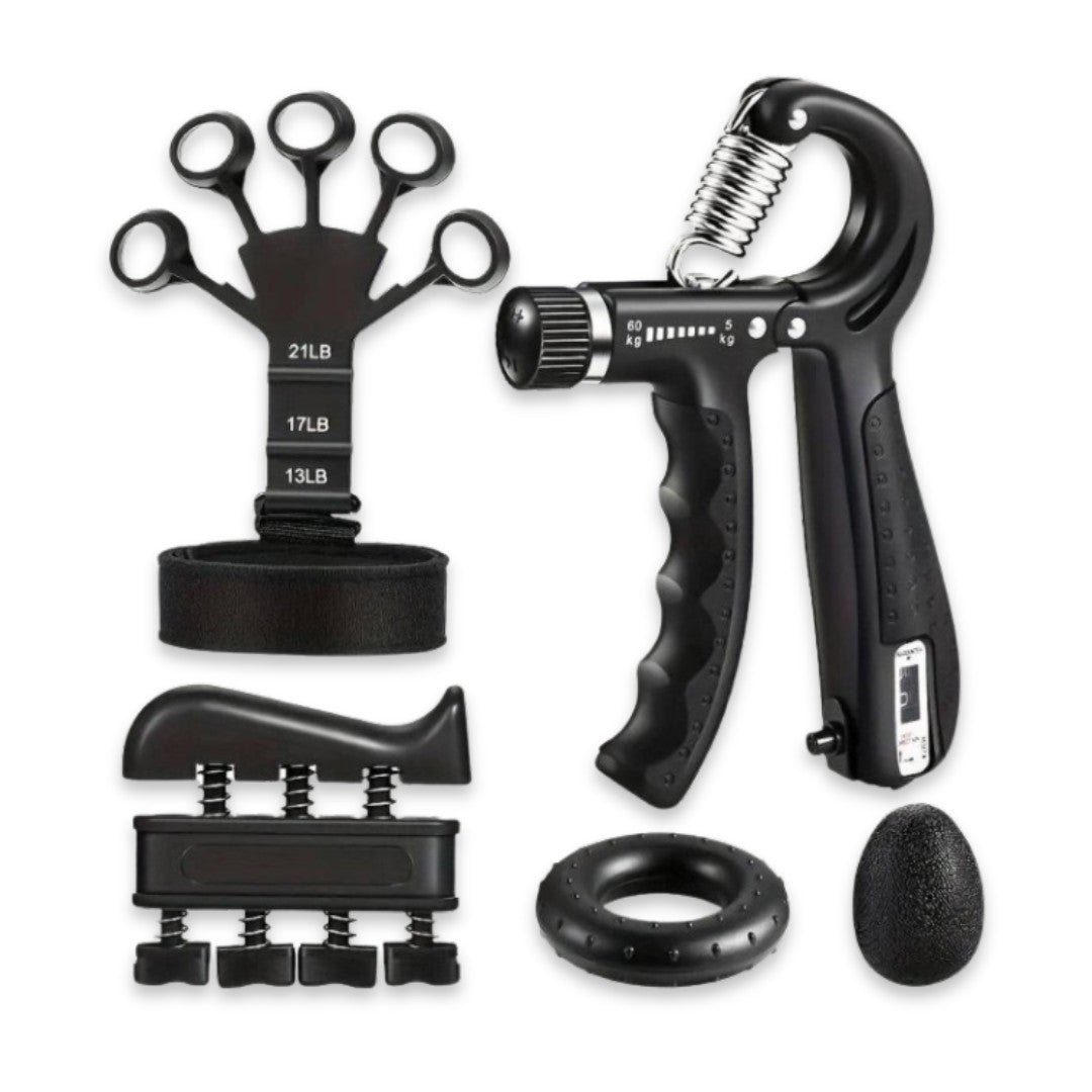 Compact Hand Grip Strengthener Exercise Set - Lusomart