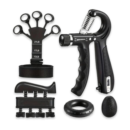 Compact Hand Grip Strengthener Exercise Set - Lusomart