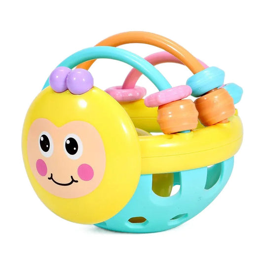 Soft Baby Teether Toy Ball with Textured Loops - Lusomart