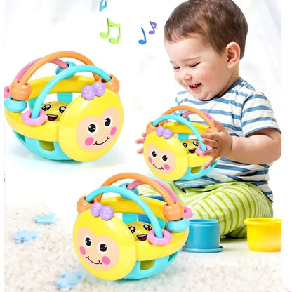 GripSphere – Baby teething ball with open loop structure and rounded raised details 5