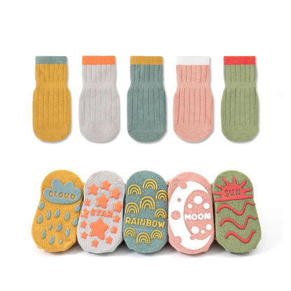 GripTots™ – Non-Slip Socks with Comfort Stretch – Safe Baby and Toddler Socks 1