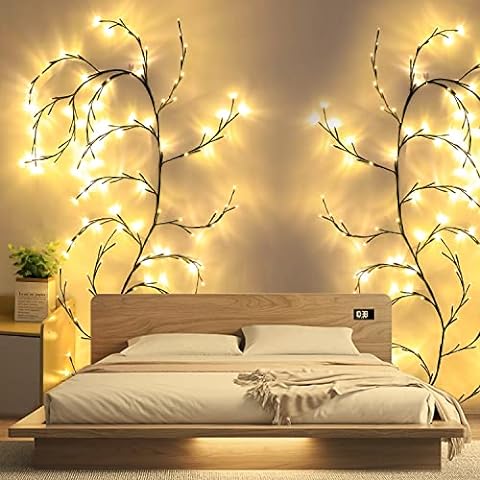 Stylish LED Branch String Wall Lights - Lusomart