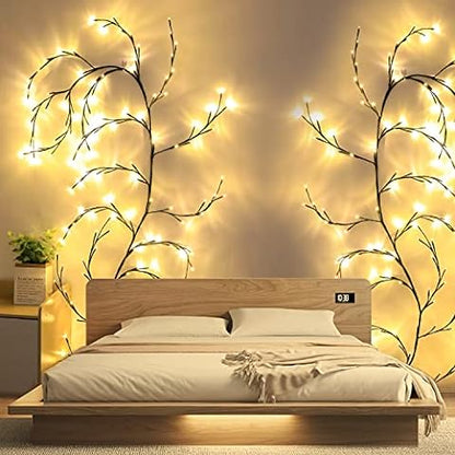 Stylish LED Branch String Wall Lights - Lusomart