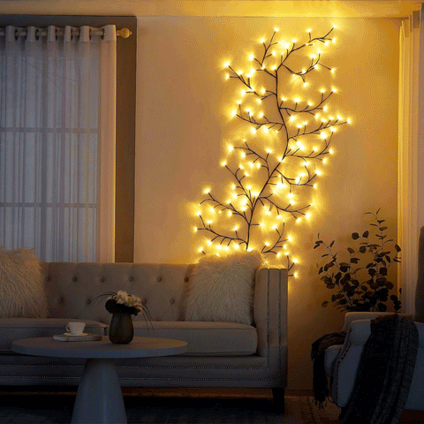 Stylish LED Branch String Wall Lights