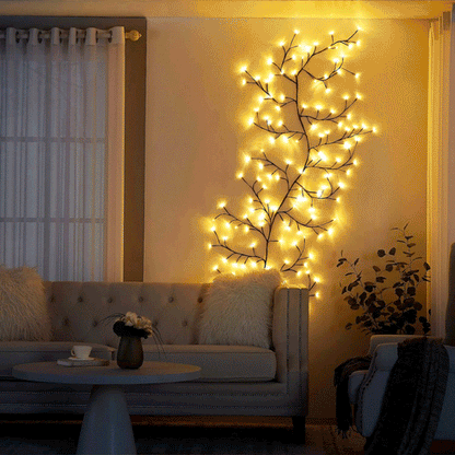 Stylish LED Branch String Wall Lights