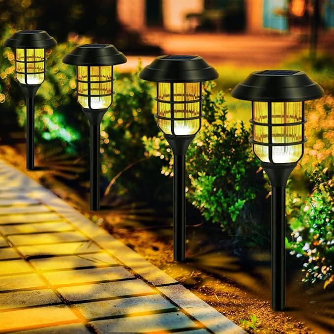 Bright Garden Solar Powered Lanterns - 6 Pack