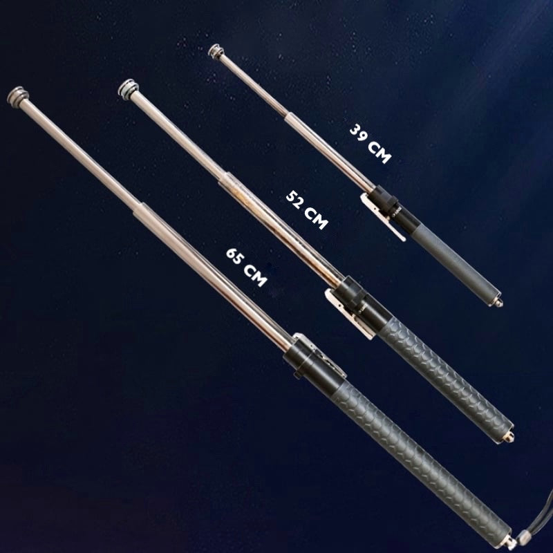 Portable Folding Security Walking Stick - Lusomart