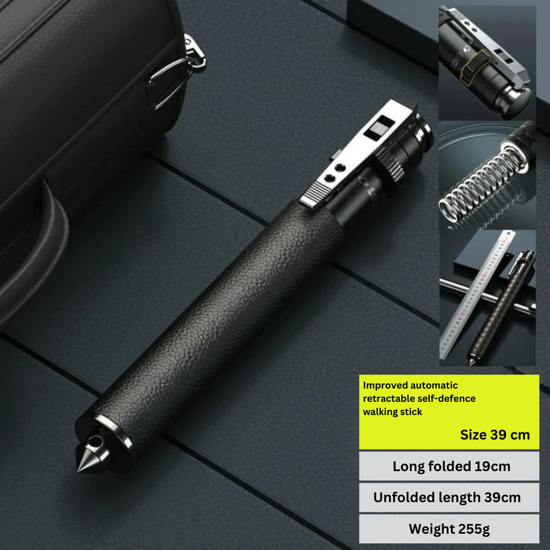 GuardStride – Automatic Self-Defense Hiking Pole for Outdoor Safety 3