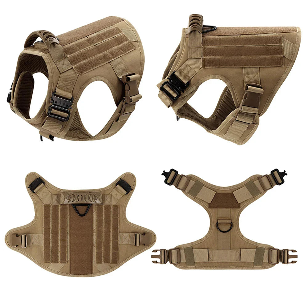 Guardpaw Tactical Dog Harness with Handle - Durable, Adjustable, Leash Set 2