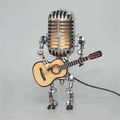 Retro Music Robot Desk Light Lamp