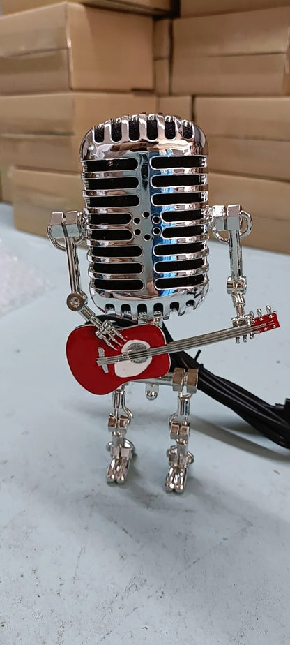 Retro Music Robot Desk Light Lamp