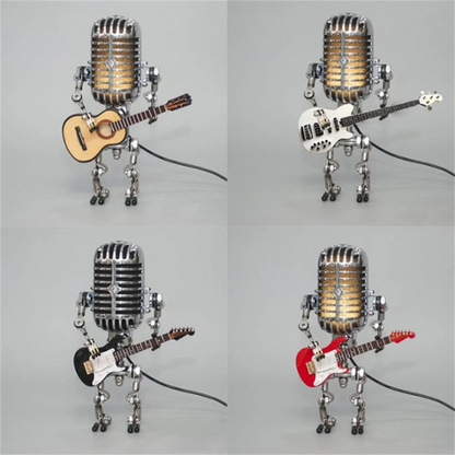 Retro Music Robot Desk Light Lamp